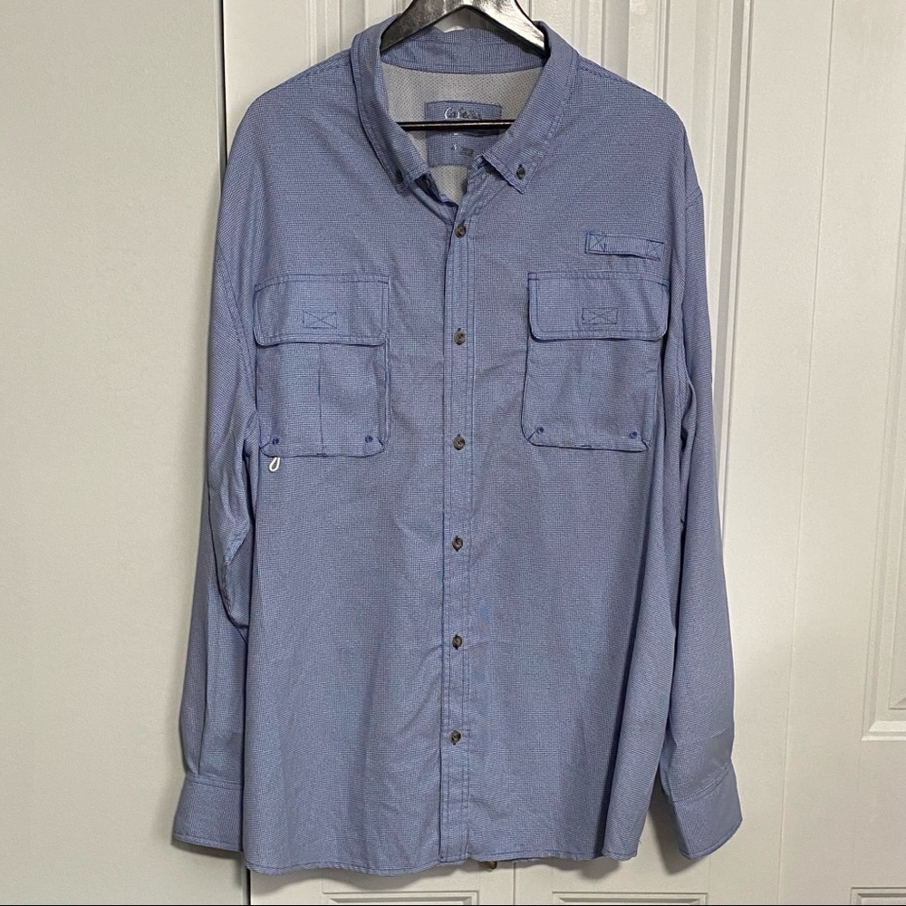 Men’s Cabela’s LS Button-Down Shirt w/UPF 30, 2XL